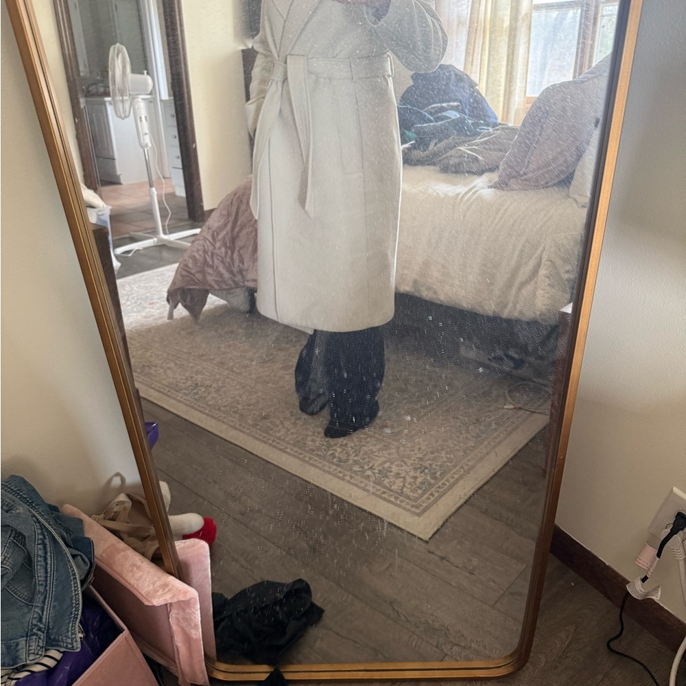 H&M Cream Wrap Trench Coat